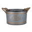 Ensemble de 3 pots décoratifs en métal Huxley