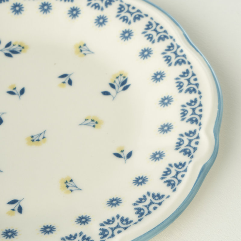 Assiette plate en grès de Mabel