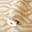Geometric Wallpaper, 3D Embossed Modern Flocked Wallcovering, Contemporary, Washable-93061681