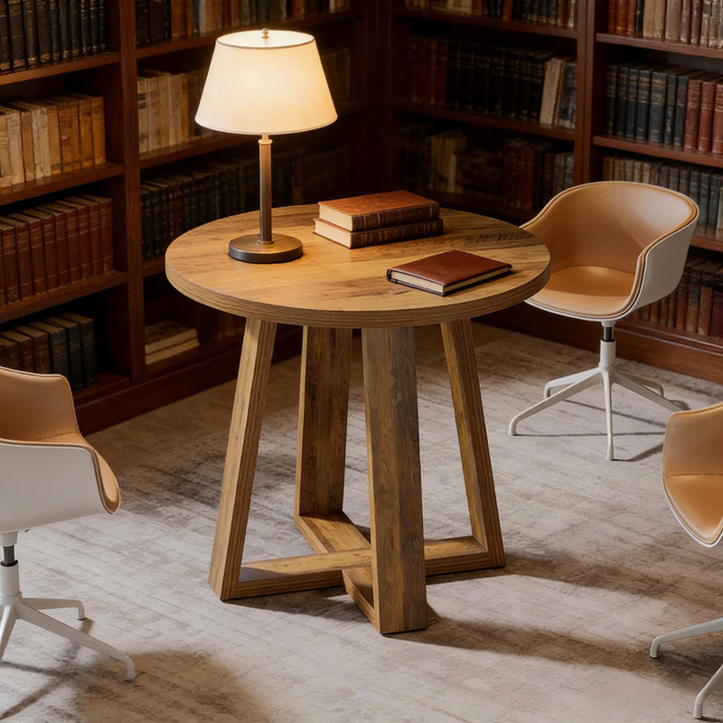 Table basse compacte, table de conférence, bureau rond