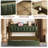 Queen Bed Frame, Dark Green