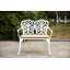 Banc en fonte d'aluminium avec coussin (sans la table)-890791204