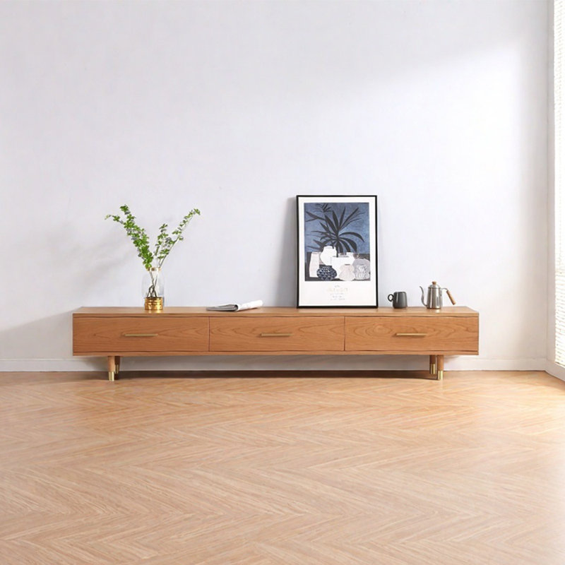 Meuble télé simple de style nordique, 70.87"