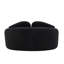 Canapé à deux places incurvé en chenille noire amovible, structure compressée, esthétique rétro minimaliste pour petits appartements, assise mi-ferme, mousse et ressorts, 4 places, largeur du tissu : 93 cm, style simple