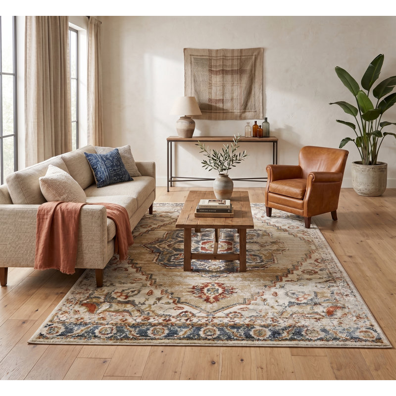 Tapis traditionnel Hanna, Rectangle 8 pi 9 po x 11 pi 9 po