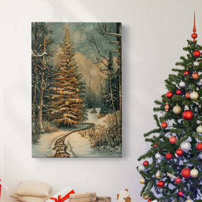 Art des fêtes de Noël - Toile tendue avec châssis DCxxxviii
