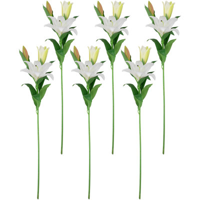 Lis artificiels à tiges florales