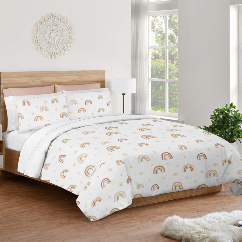 Ensemble d'édredon pour grand lit Boho Rainbow par Sweet Jojo Designs