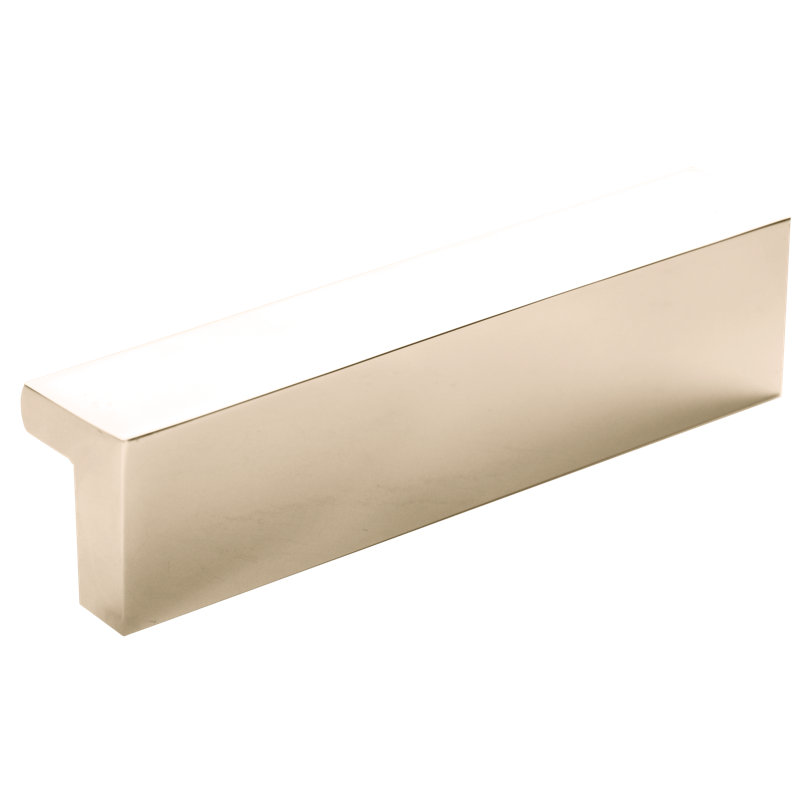 Cabinet Finger Edge Pull, Satin Black, 2.95"