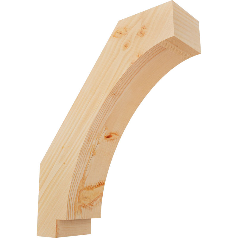 Attelle impériale du genou, Sapin de Douglas, Lisse, H 22 po x l 5,5 po x P 18 po