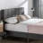 Upholstered Metal Platform Bed