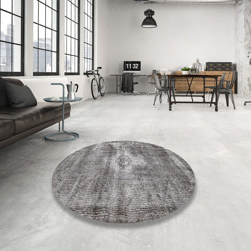 Stina Oriental Indoor Rug, Round 4'