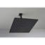 Pomme de douche, tête de douche et pommes de douche 16 po noir mat