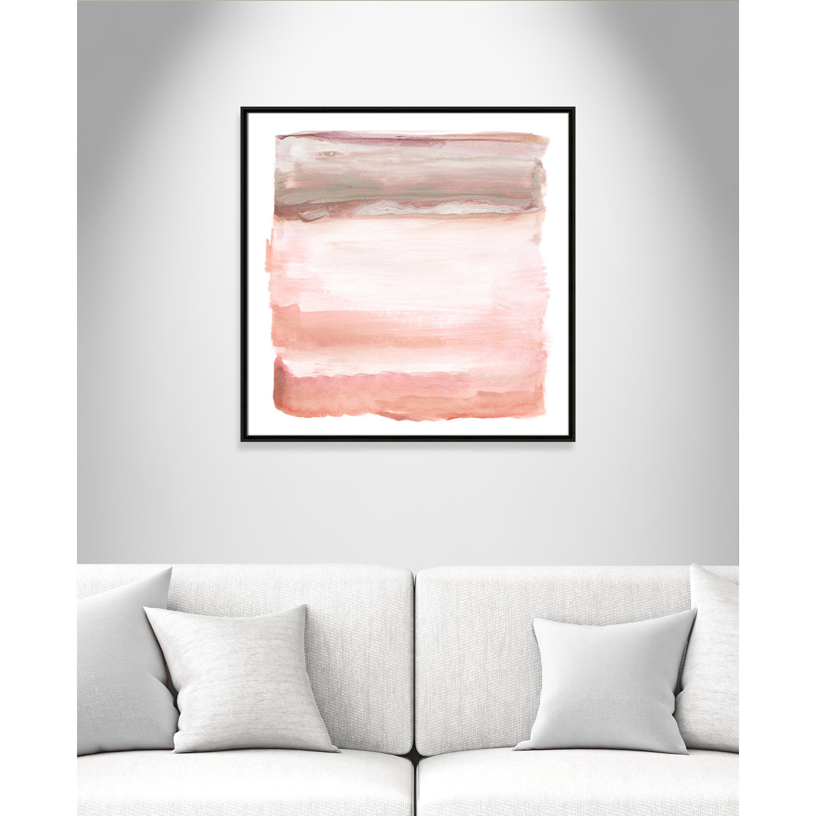 Lakeland "Boho Sky I" Print by Nan, Espresso, 31.5" H x 31.5" W x 2" D