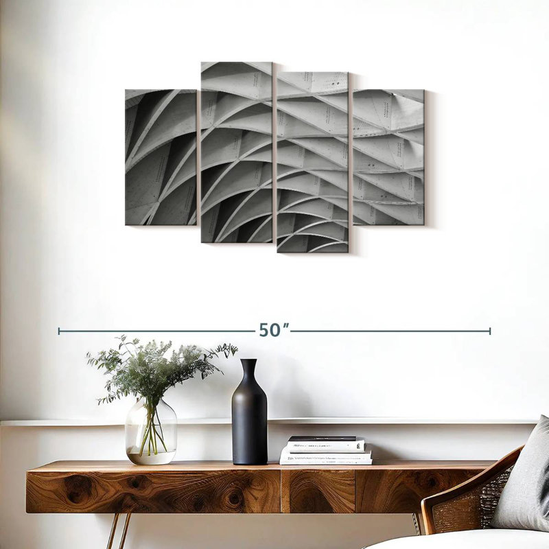 Lilie Abstract Geometric Lines