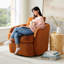 Fauteuil pivotant rembourré 28,7 po-814456675