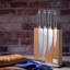 Magnetic Knife Block, Oak Wood, 11" X 3.5"