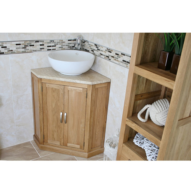 Leticia 550mm Single Bathroom Vanity with Vessel Ceramic Basin