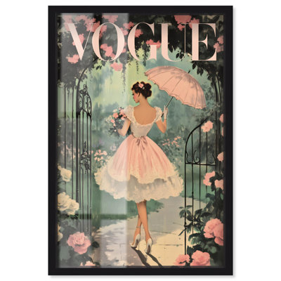 «Garden Parasol Stroll Cover Shadowbox Print Glam Art Prints» par Art Remedy
