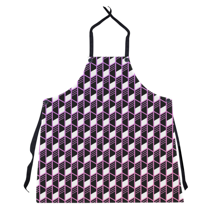 Bib Apron, Purple/Pink