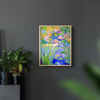 FLORAL Series DCXXVI  -Premium Framed Print -Ready to Hang - No Nails Required
