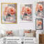 Floating Peonies In Vase Of Tranquillity - Floral Wall Art-667532904-667532905-667532908