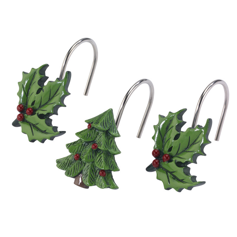 The Spode Christmas Tree® Tartan Shower Hooks