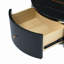 Table basse ronde avec 2 grands tiroirs de rangement (31,5 po)-121069688-121069690