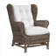 Fauteuil à oreilles en coton de 33 po de largeur Bullis