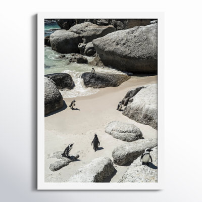 Chilling At the Beach No 2 by Shot by Clint Wood Framed Wall Art Print