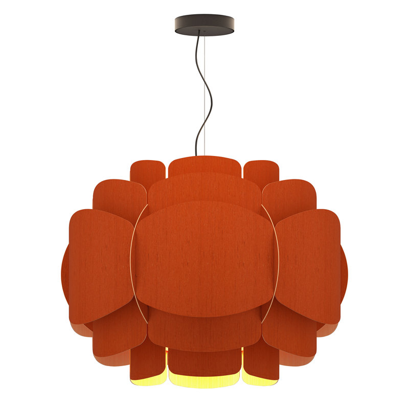 Luminaire suspendu 1 lumière Bella, Terra Cotta
