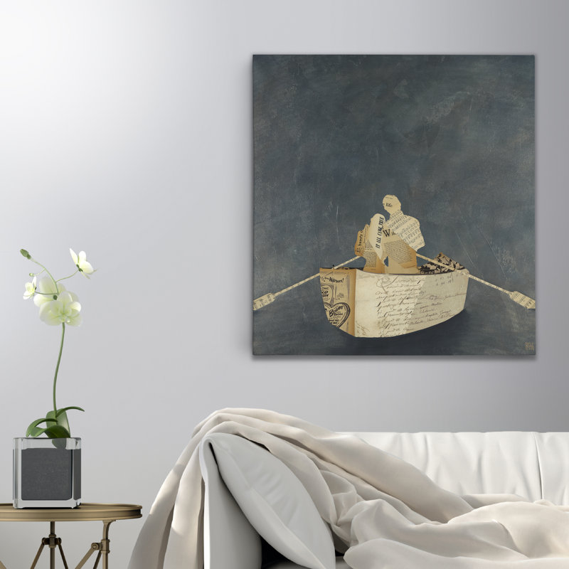Into The Blue - Reproduction d'art sur toile tendue, H 10 po x l 10 po x P 1 po