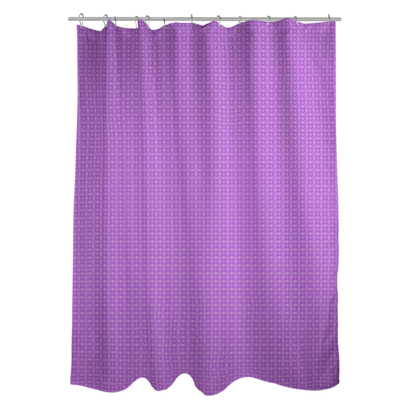 Rideau de douche simple Katelyn Elizabeth, Violet