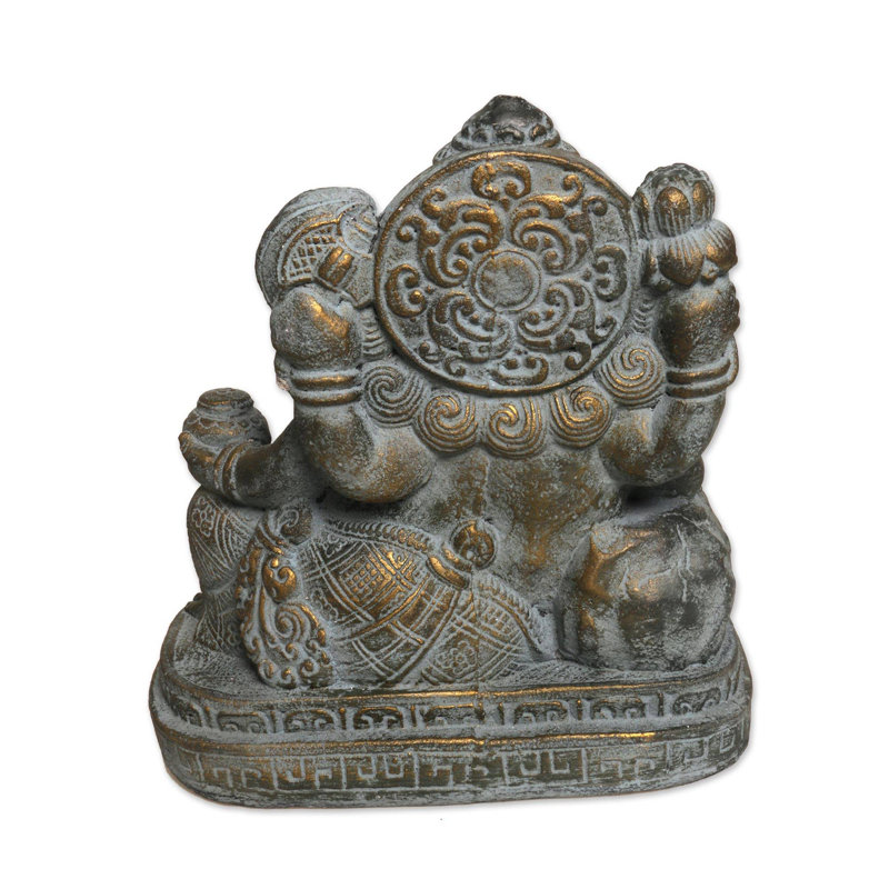 Sculpture Ermil reposant Ganesha