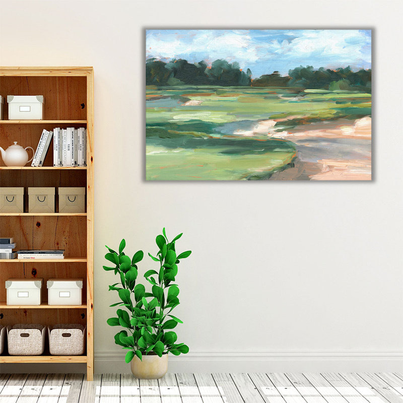 Golf Course Study II - Canvas Print Wall Art, 32" H x48" W