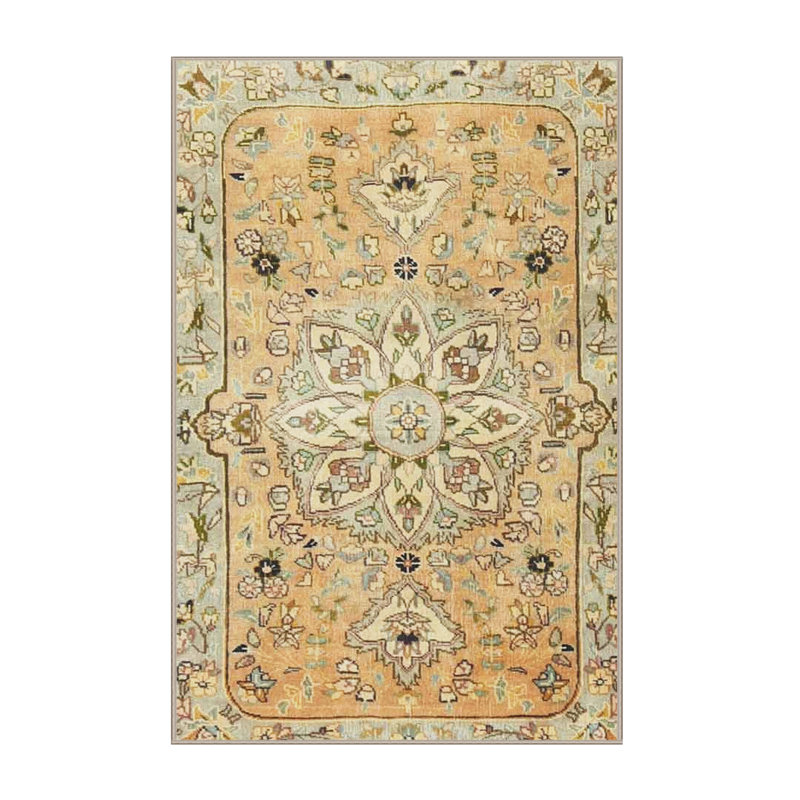 Tapis brun/gris traditionnel Algrange, Rectangle 2 pi x 3 pi