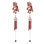 Ensemble de 2 cadeaux ICE ARMOUR en cuivre et gemme Kokopelli de 28 po de long, carillon de vent, statue, sculpture, ornement, décoration de maison / chambre / jardin, décoration pour la pendaison de crémaillère, les fêtes et les fêtes