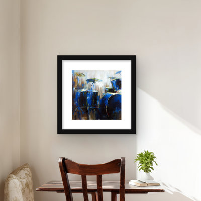 Asbtract Drums – Man Cave Musical Framed Print | Home Decor