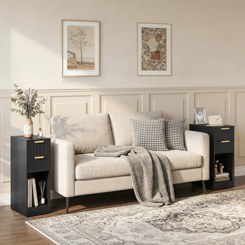 Narrow End Table Set