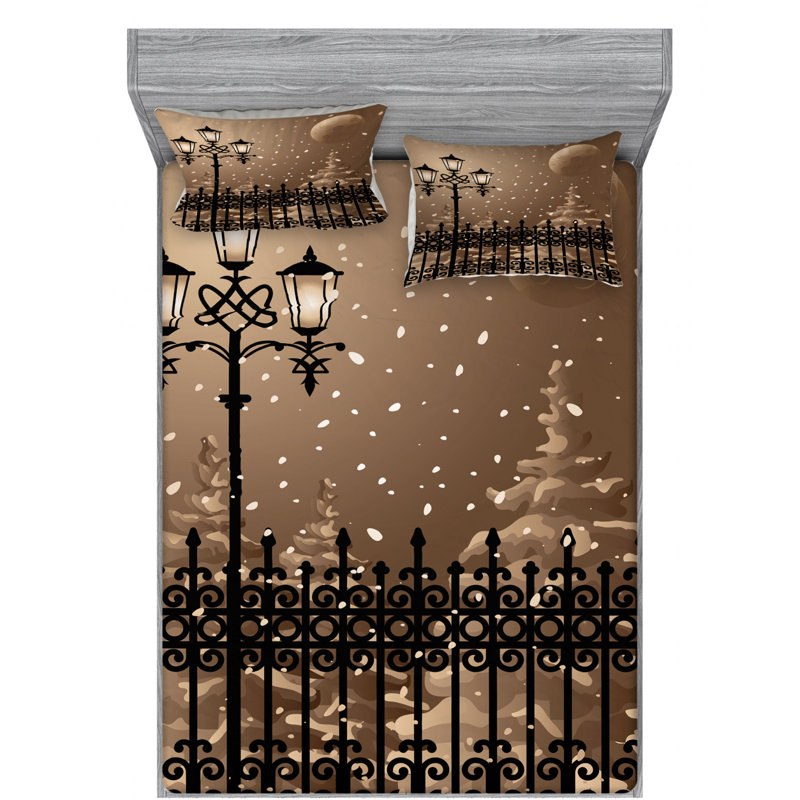 Microfiber Sheet Set, Full Sheet Set with Fitted Sheet