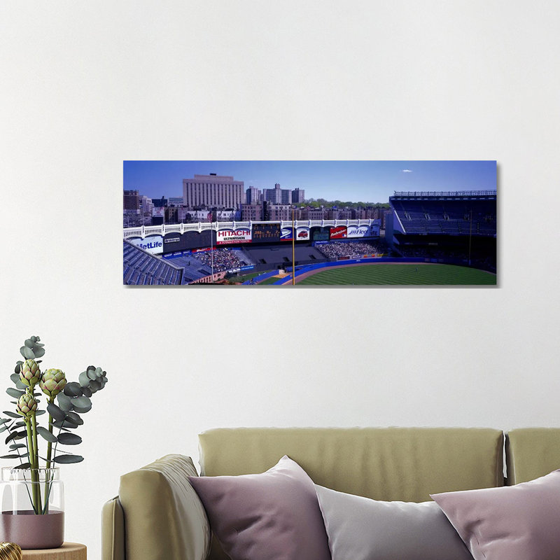 Yankee Stadium NY USA - Wrapped Canvas Panoramic Print, 121.92 cm H x 40.64 cm W x 1.91 cm D