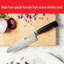 Couteau quatre étoiles à pointe creuse Santoku-11830499