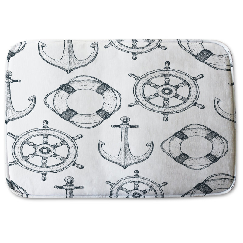 Neley Polyester Shower Curtain Set