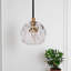 Luminaire suspendu géométrique unique à 1 lumière Evelore-165732806