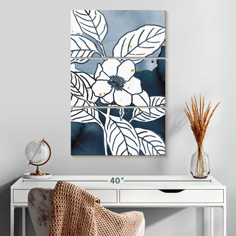 Harnek Indigo Blooms I