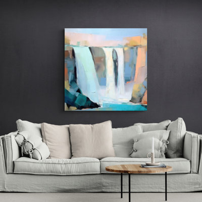 "Chutes d'eau 1" sur toile