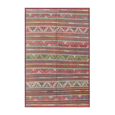 Tapis rouge / vert Southwestern