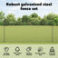 Vidaxl Fence With Posts Steel-116797793-116797806