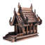 Guardian Spirit Home Teak Spirit House Sculpture