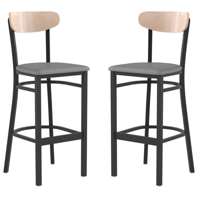 Tabouret de bar en métal Everlena